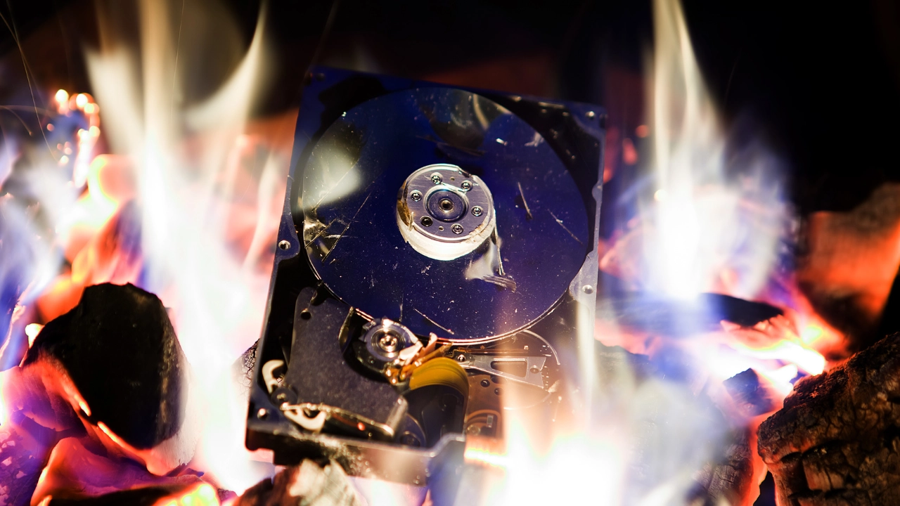 how to physically destroy a hard drive